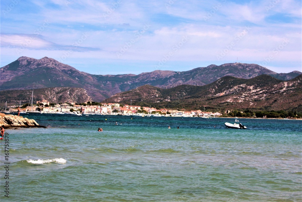 Obraz premium village de saint florent