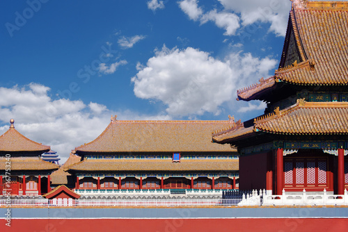 The Forbidden City under blue sky,Beijing,China.