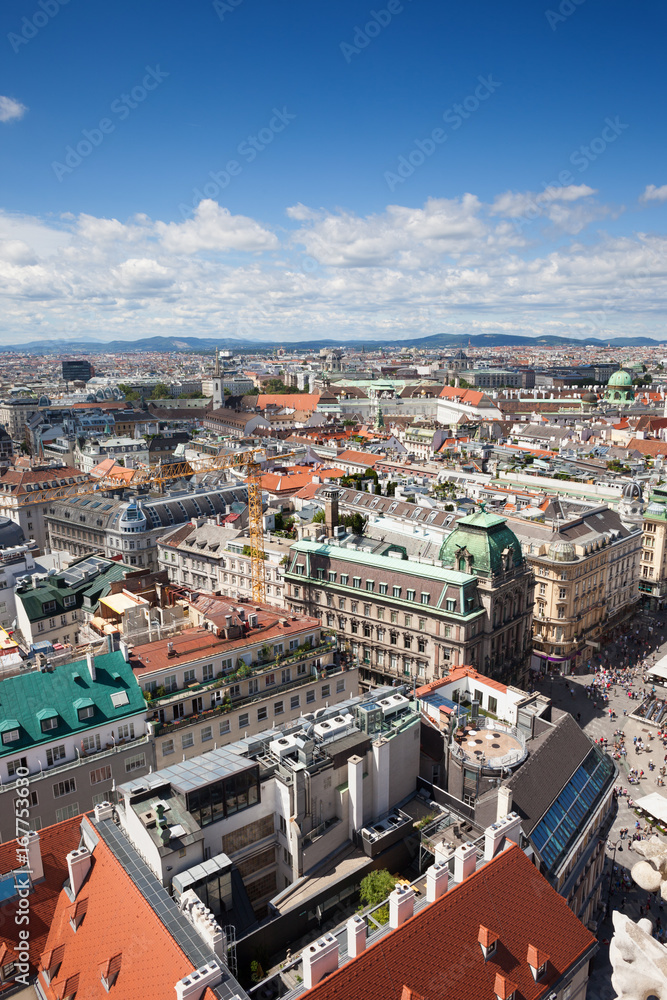 Austria, Vienna, view over capital city, cityscape