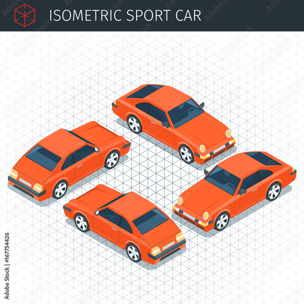 red sport car red sport car