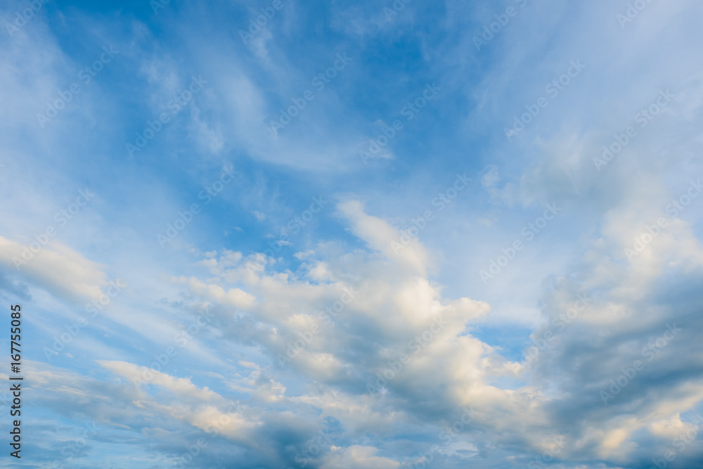 Blue sky with white cloud. Blue sky with white cloud.