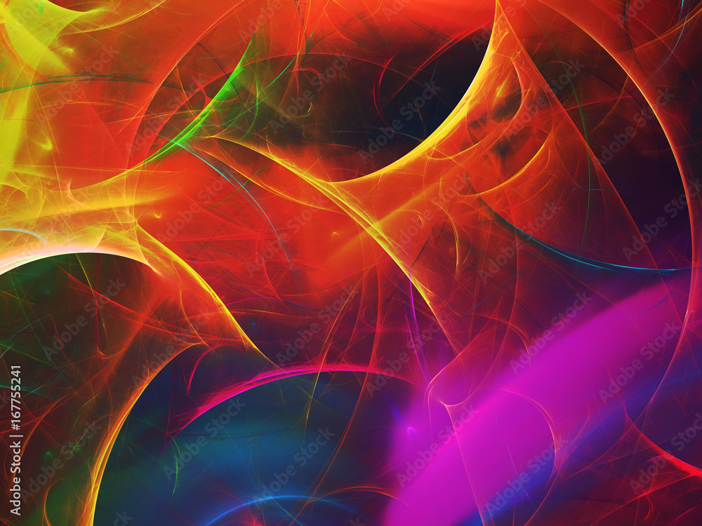 Abstract fractal background 3D rendering Abstract fractal background 3D rendering