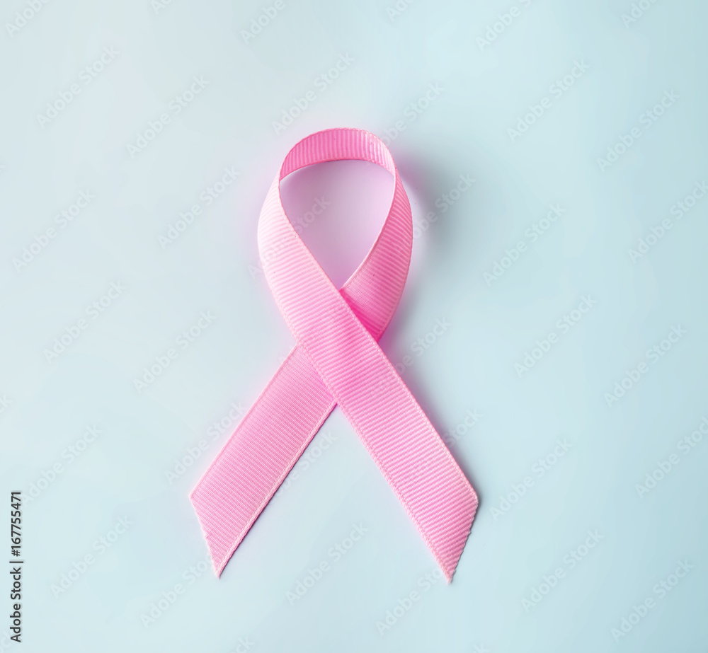 The Sweet pink ribbon shape for Breast Cancer Awareness symbol to promote in october month campaign The Sweet pink ribbon shape for Breast Cancer Awareness symbol to promote in october month campaign