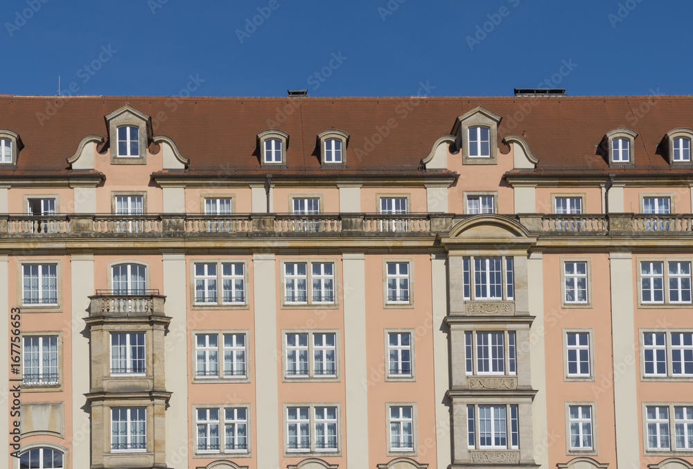 Fototapeta premium House facade in Dresden