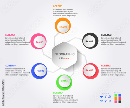 Infographics design for presentation.