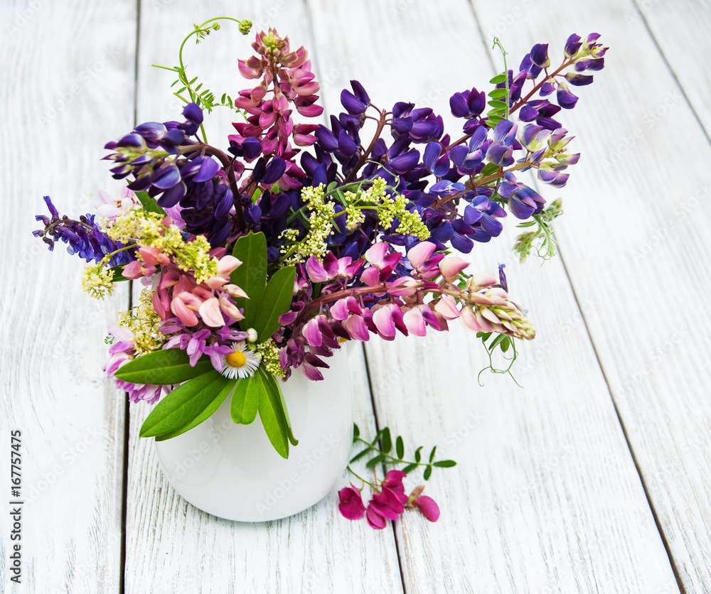 lupines in the vase lupines in the vase