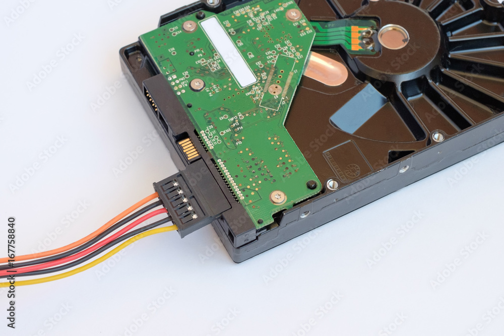 Hard disk drive isolated on a white background. HDD Hard disk drive isolated on a white background. HDD