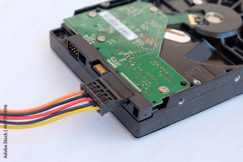 Hard disk drive isolated on a white background. HDD Hard disk drive isolated on a white background. HDD