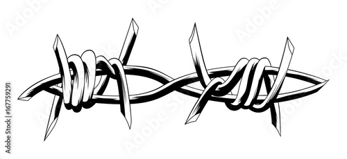 Barbed wire