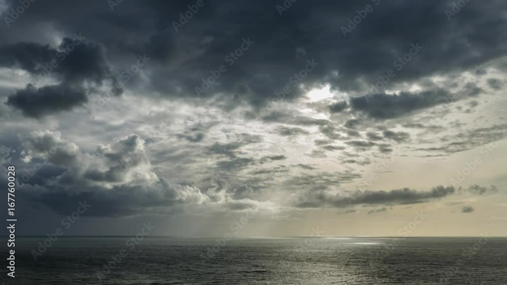 Sun Rays Through Dramatic Stormy Clouds Sun Rays Through Dramatic Stormy Clouds