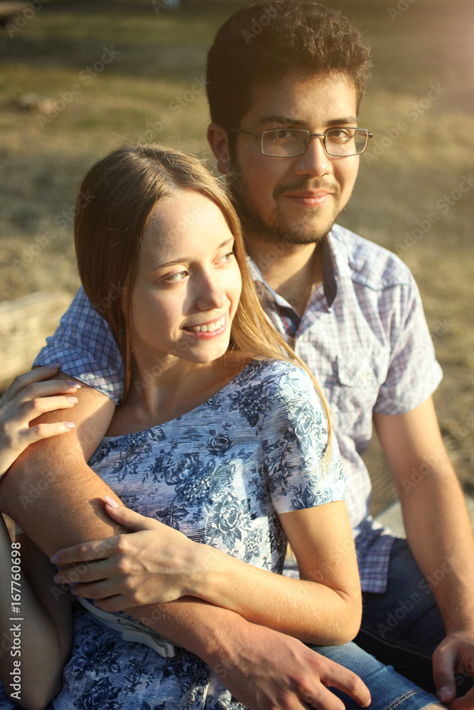 Obraz premium Сouple in love.