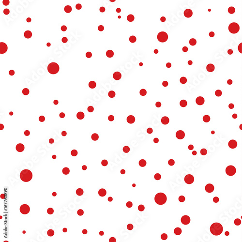 Polka dot seamless pattern. Dotted background with circles for printing on fabric, Wallpaper, textile design covers. 