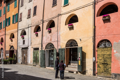 Brisighella, Emilia Romagna, europe, italy, ravenna. The colorful street. © Salvatore Leanza