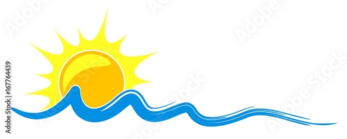 Logo sun and sea.