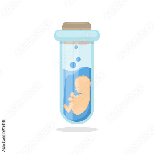 Babay in test tube.
