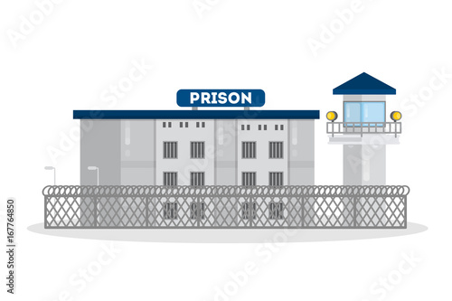Prison city building.