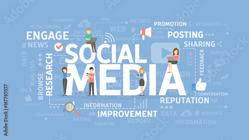 Social media concept.