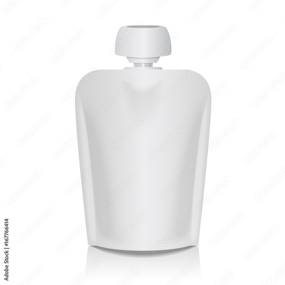 Plain clearance white pouch