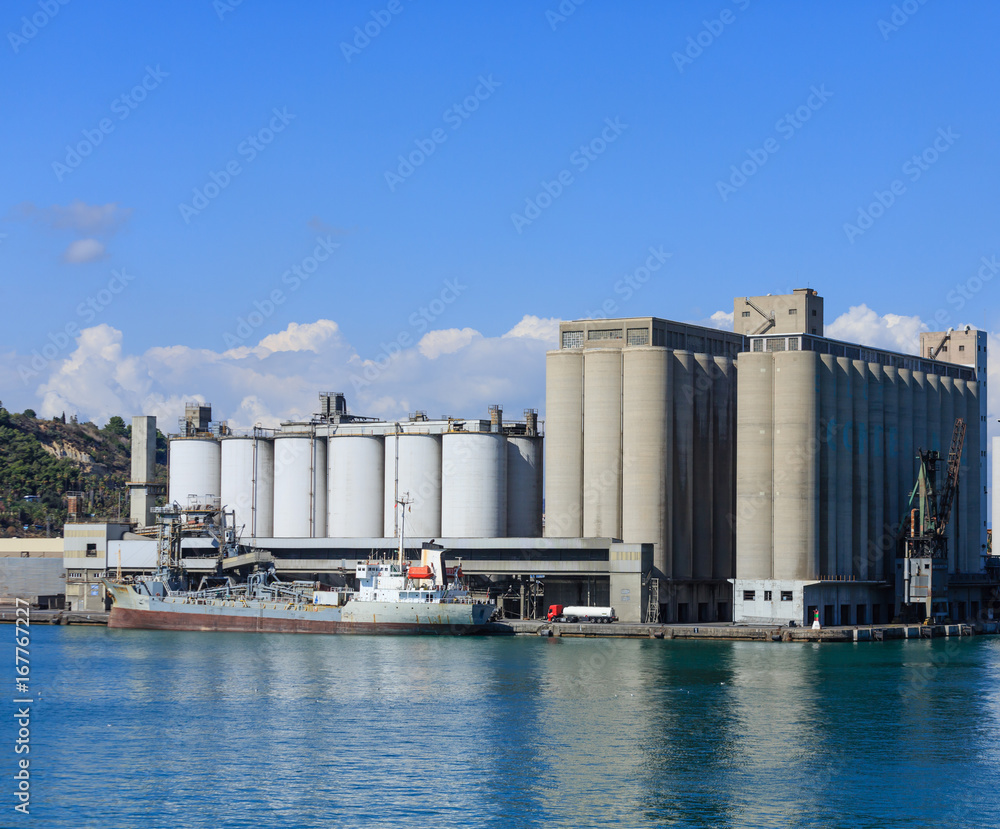 Concrete Shipping Silos