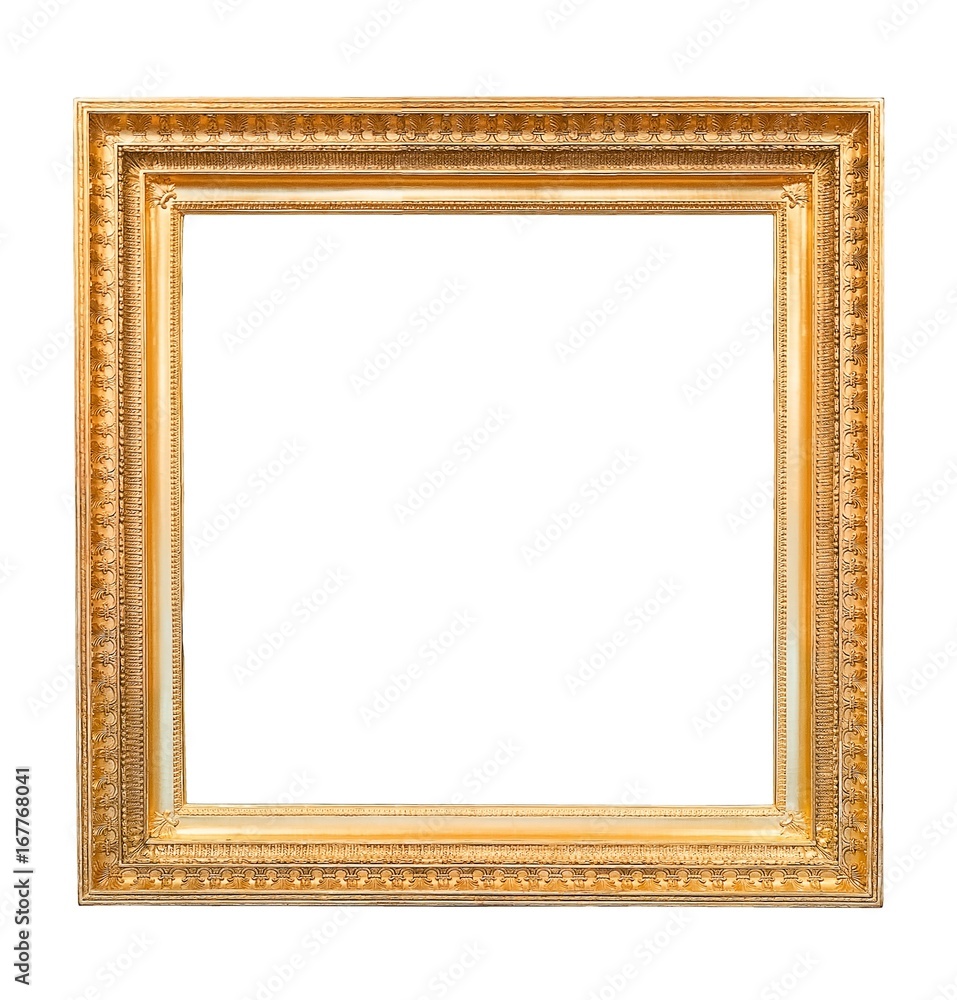 Golden frame for paintings, mirrors or photos Golden frame for paintings, mirrors or photos