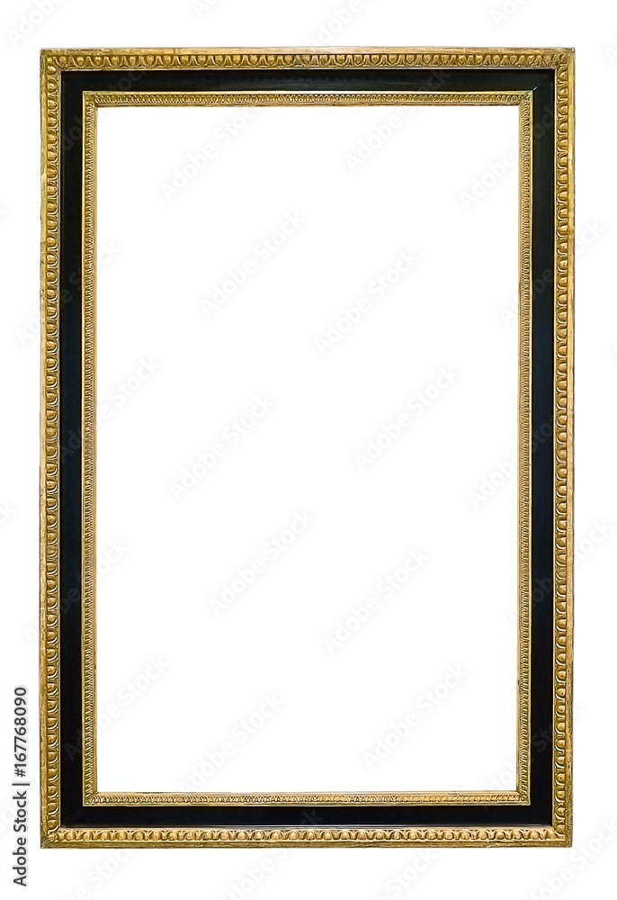 Golden frame for paintings, mirrors or photos Golden frame for paintings, mirrors or photos