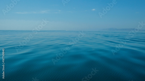 blue water surface of ocean