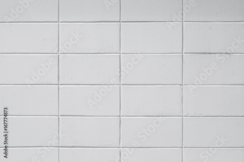 Abstract background of white brick wall ,grungy background