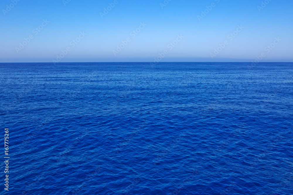Obraz premium Summer panoramic view of the sea and mountain .