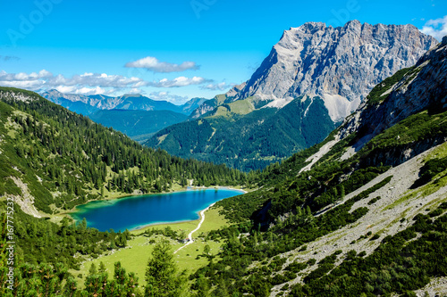 Zugspitze mit Seebensee photo
