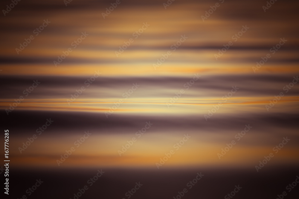 Golden Ripples on water
