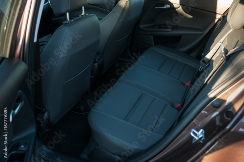 Rear seats in the new car. © vpilkauskas