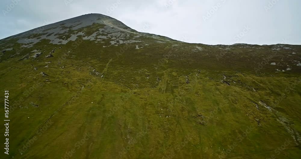 Aerial Around Croagh Patrick, County Mayo, Ireland Aerial Around Croagh Patrick, County Mayo, Ireland