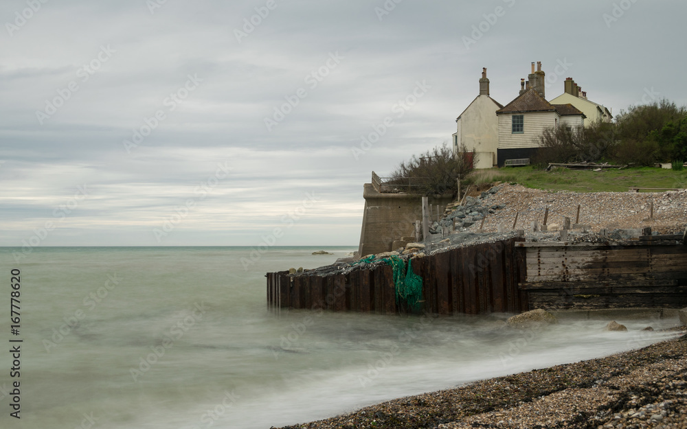 Coastguard Cottages sulla spiaggia di Cuckmere Haven - East Sussex, UK