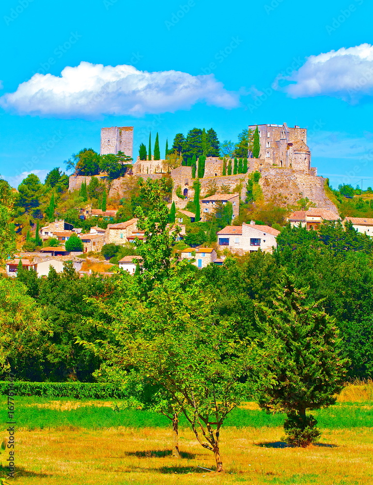 roussas vue sur château roussas vue sur château
