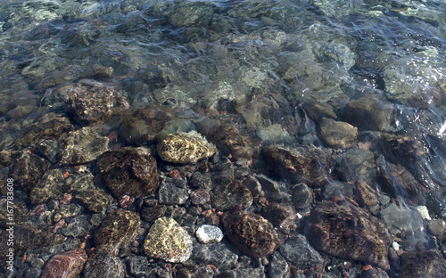 Stones Under Water Background