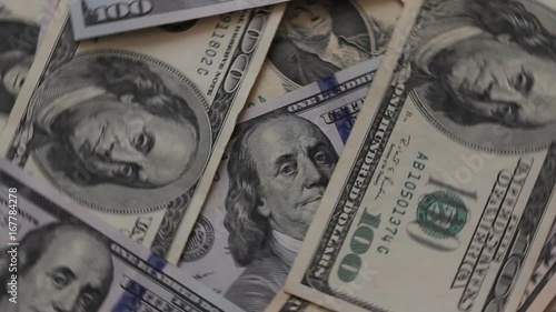 Wallpaper Mural Dollar Bills Counted Rotating Background Torontodigital.ca