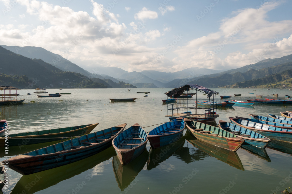 Pokhara lake Nepal