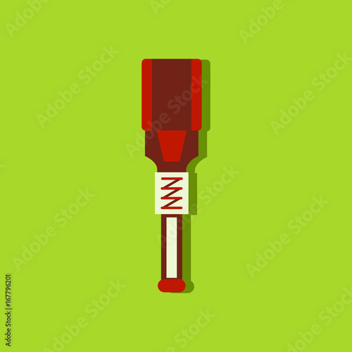 flat vector icon design collection german hand grenade thrown in sticker style
