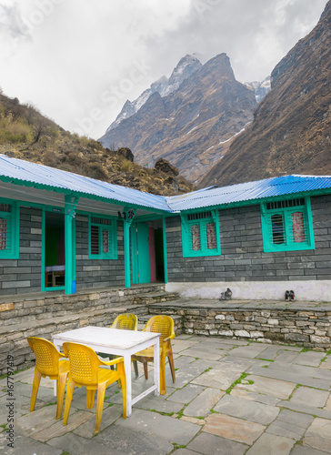 Landscape at Deurali Nepal, Nepal Travel, Road trip to Annapurna Base Camp photo