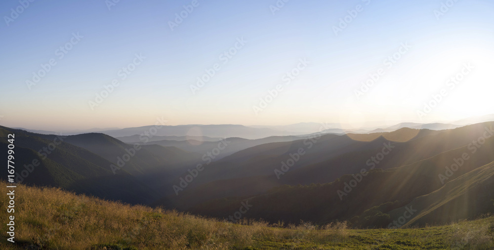 Хребет Боржава, горы, Украинские Карпаты. Mountains, Ukrainian Carpathians, ridge Borzhawa