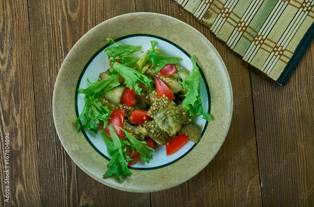 Turkish salad with eggplant Turkish salad with eggplant