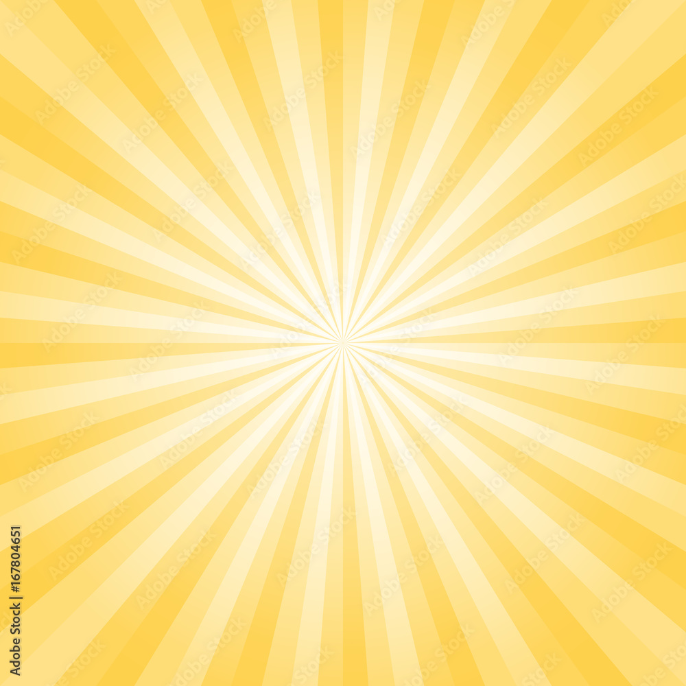 Abstract bright soft Yellow rays background. Vector EPS 10, cmyk. Abstract bright soft Yellow rays background. Vector EPS 10, cmyk.