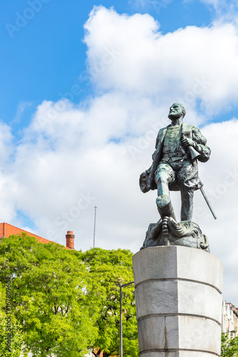 Ferdinand Magellan Statue Lisbon Portugal