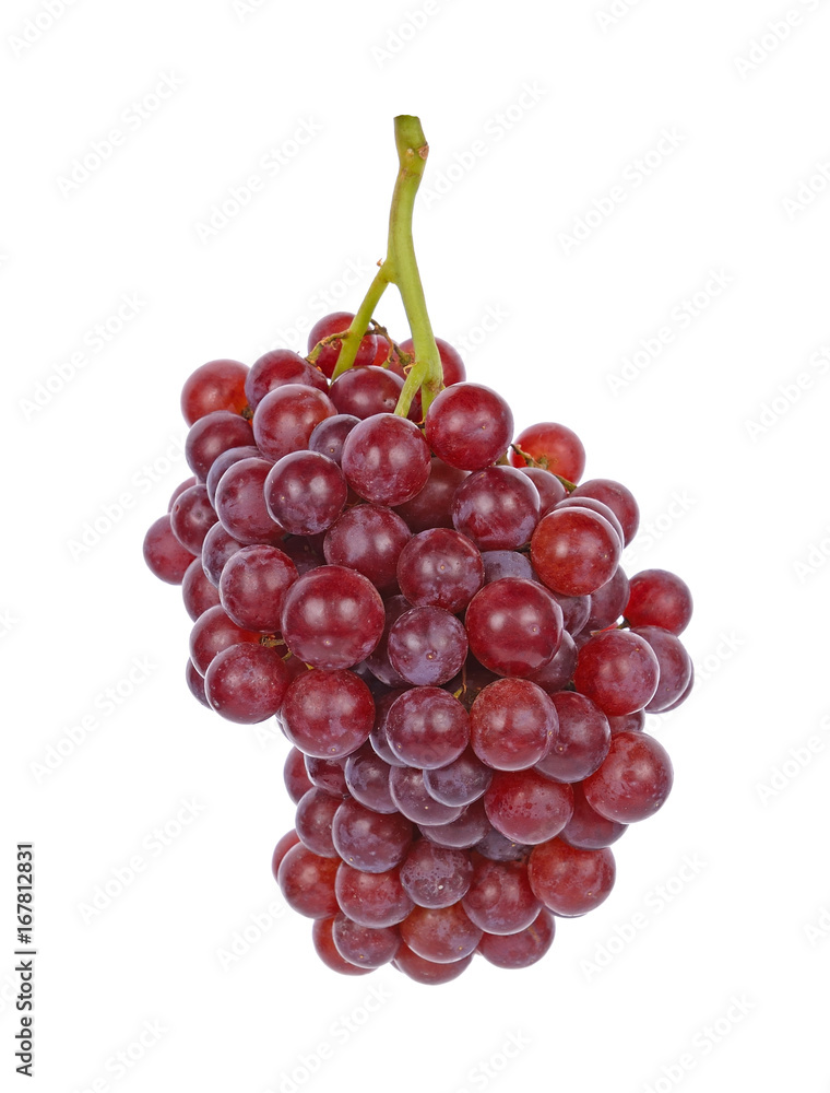 grapes isolated on over white background grapes isolated on over white background