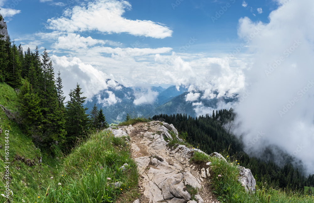 Fototapeta premium The mountains of Alps in Bavaria, Germany