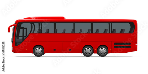 Coach Bus Isolated