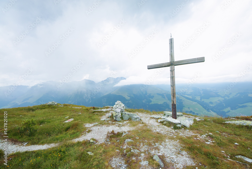 Tettensjoch in Austrian Alps Tettensjoch in Austrian Alps