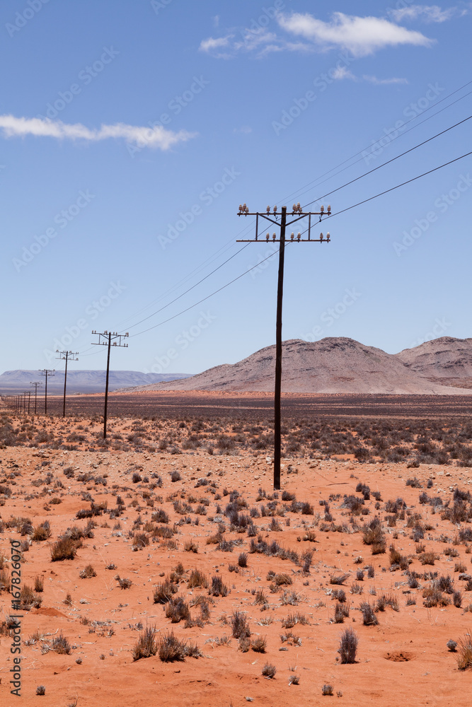 Desert Telephone Line 