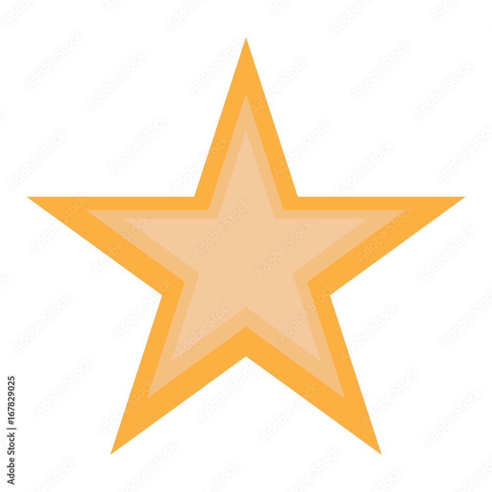 Isolated golden star on a white background, Vector illustration Isolated golden star on a white background, Vector illustration