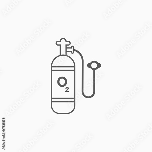oxygen cylinder icon
